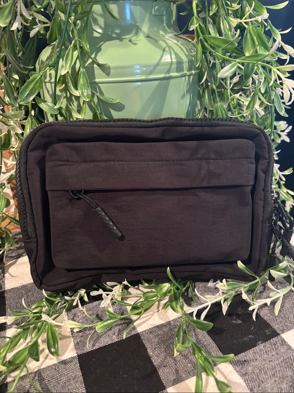 Black Compact Crossbody/Belt Bag